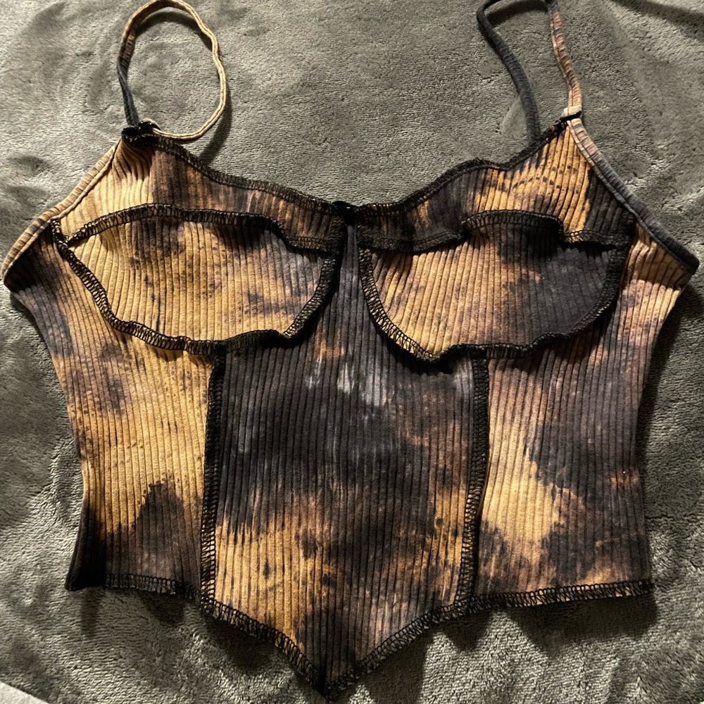 s rib-knot crop top from shein
